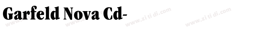 Garfeld Nova Cd字体转换 Garfeld Nova Cd字体转换